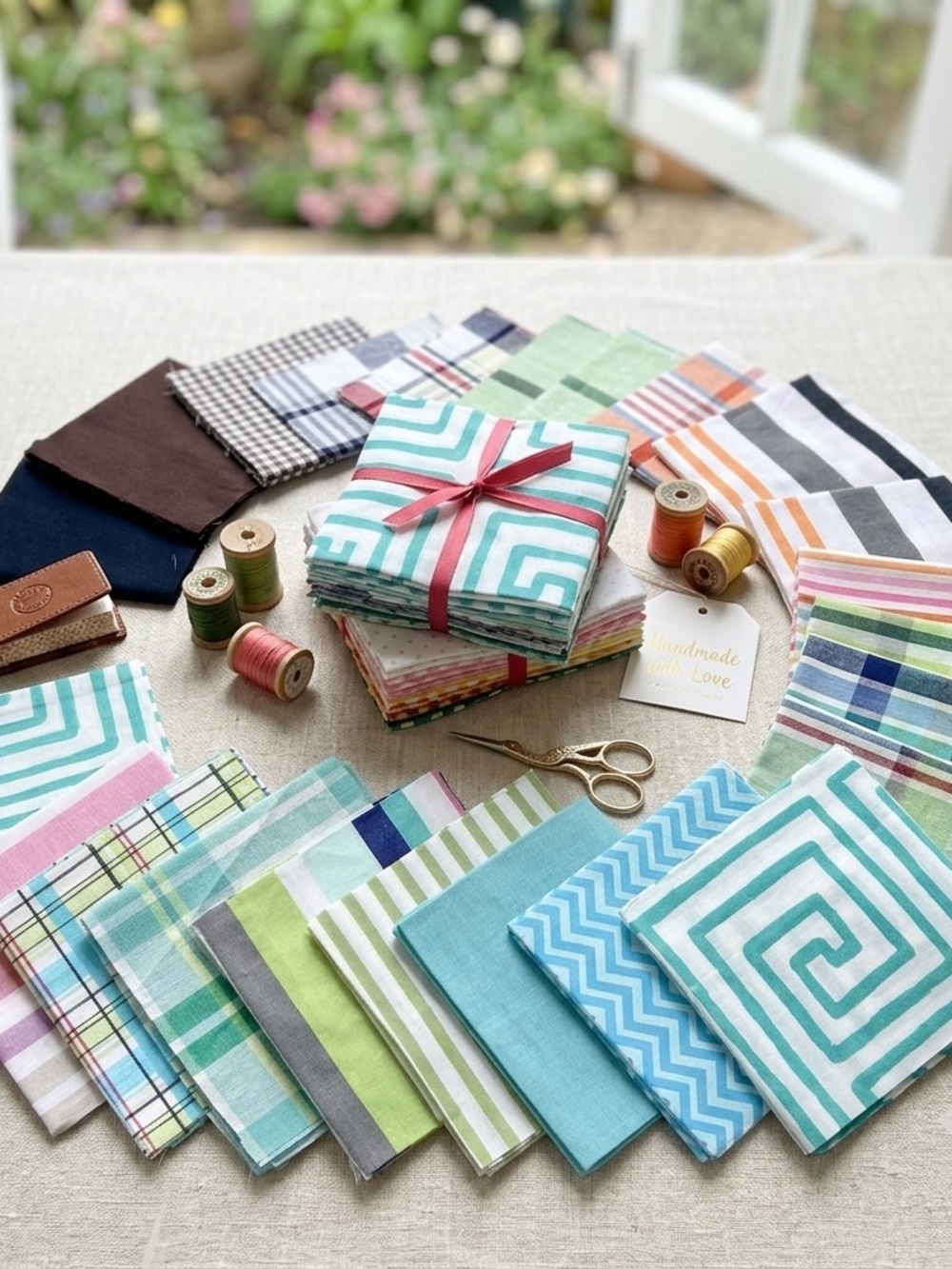 150 pcs Cabana & Key pre cut charm pack 5" square 100% cotton fabric quilt#95